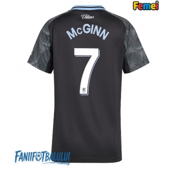 Aston Villa John McGinn #7 Tricou Fotbal Replică 2025-26 Femei Deplasare